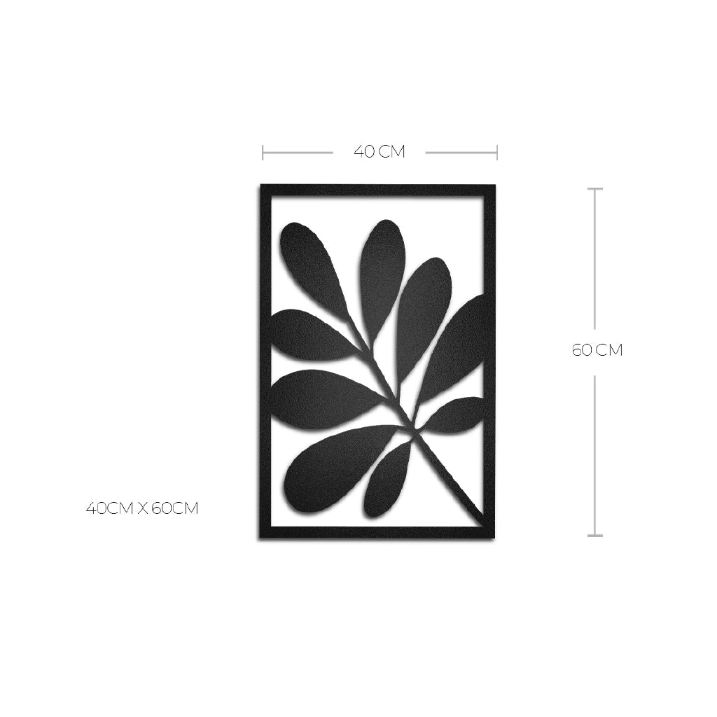 Cuadro de metal Planta Minimalista - Taula