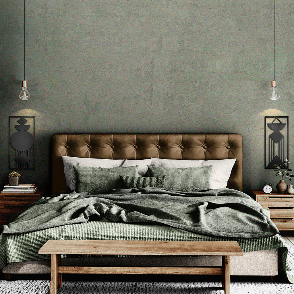 Cuadros decorativos de metal Abstracto Macrame 2 piezas - Taula