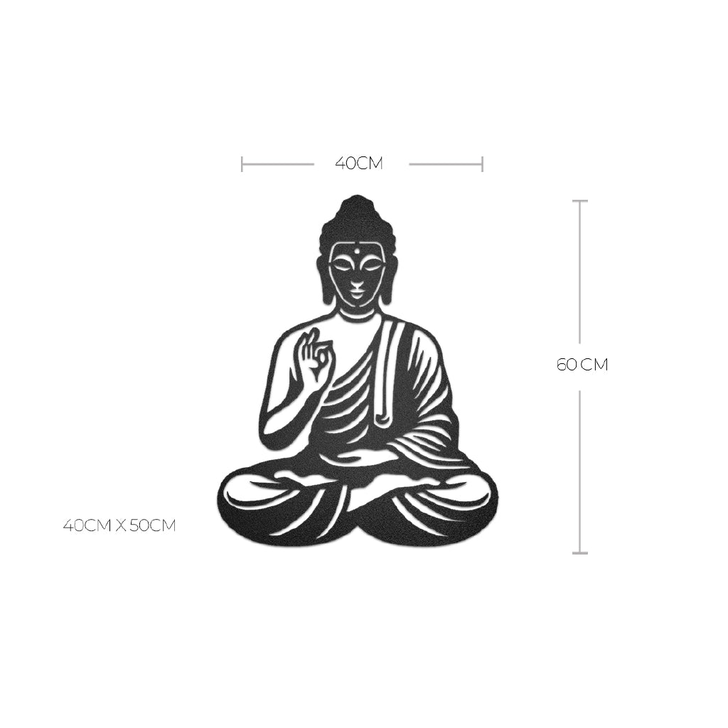 Figura en Metal "Buda" - Taula