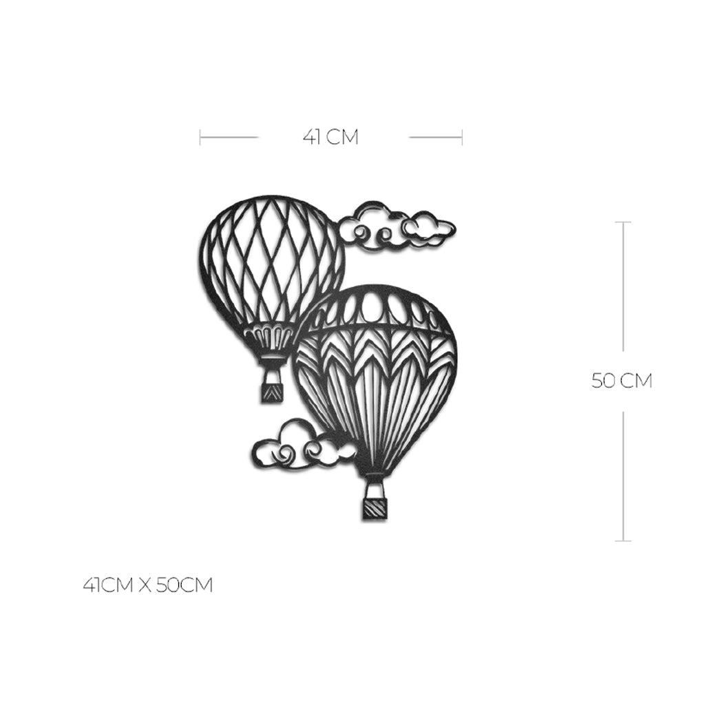 Cuadro Metálico Globo Terráqueo con Nubes - Taula