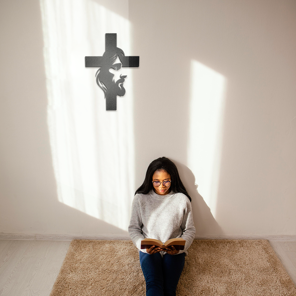 Decoración de Pared Jesús en Cruz de Metal - Taula