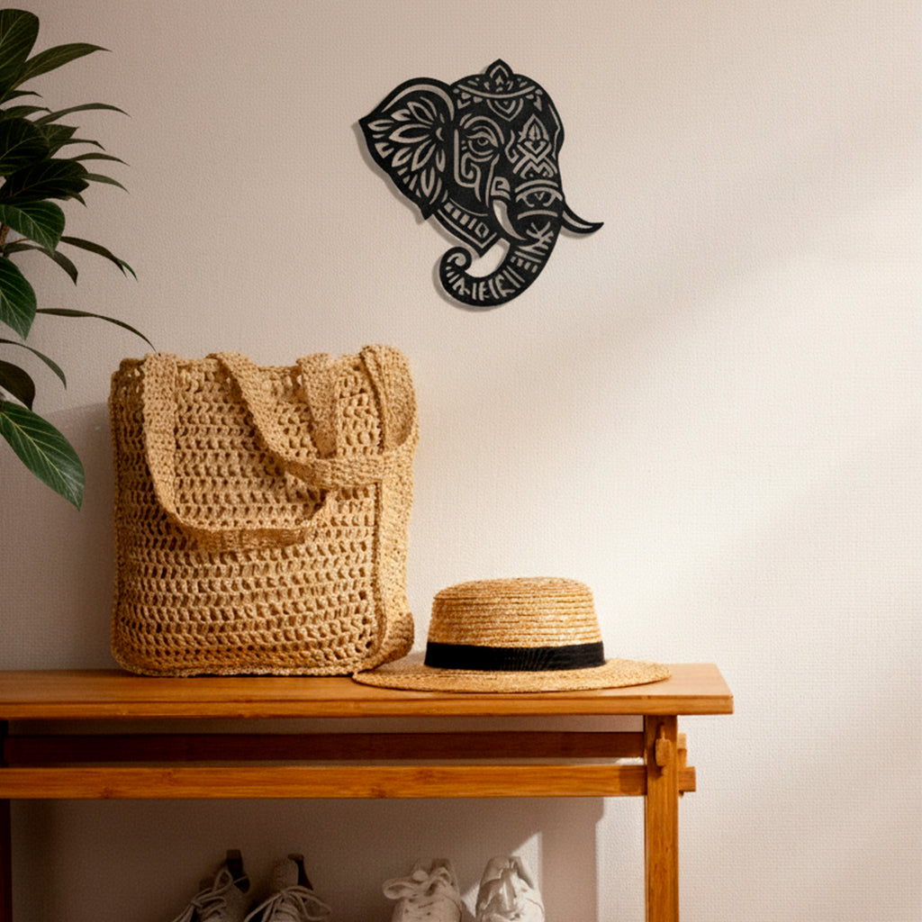 Cuadro Metálico Elefante Hindú - Taula