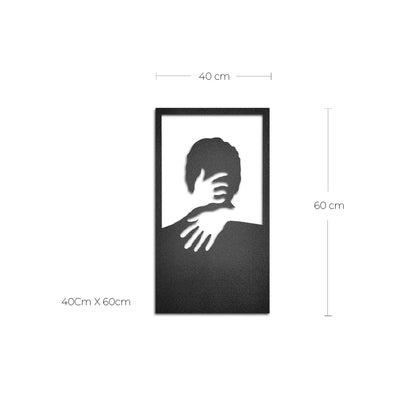 Cuadro decorativo de metal Pasión - Taula