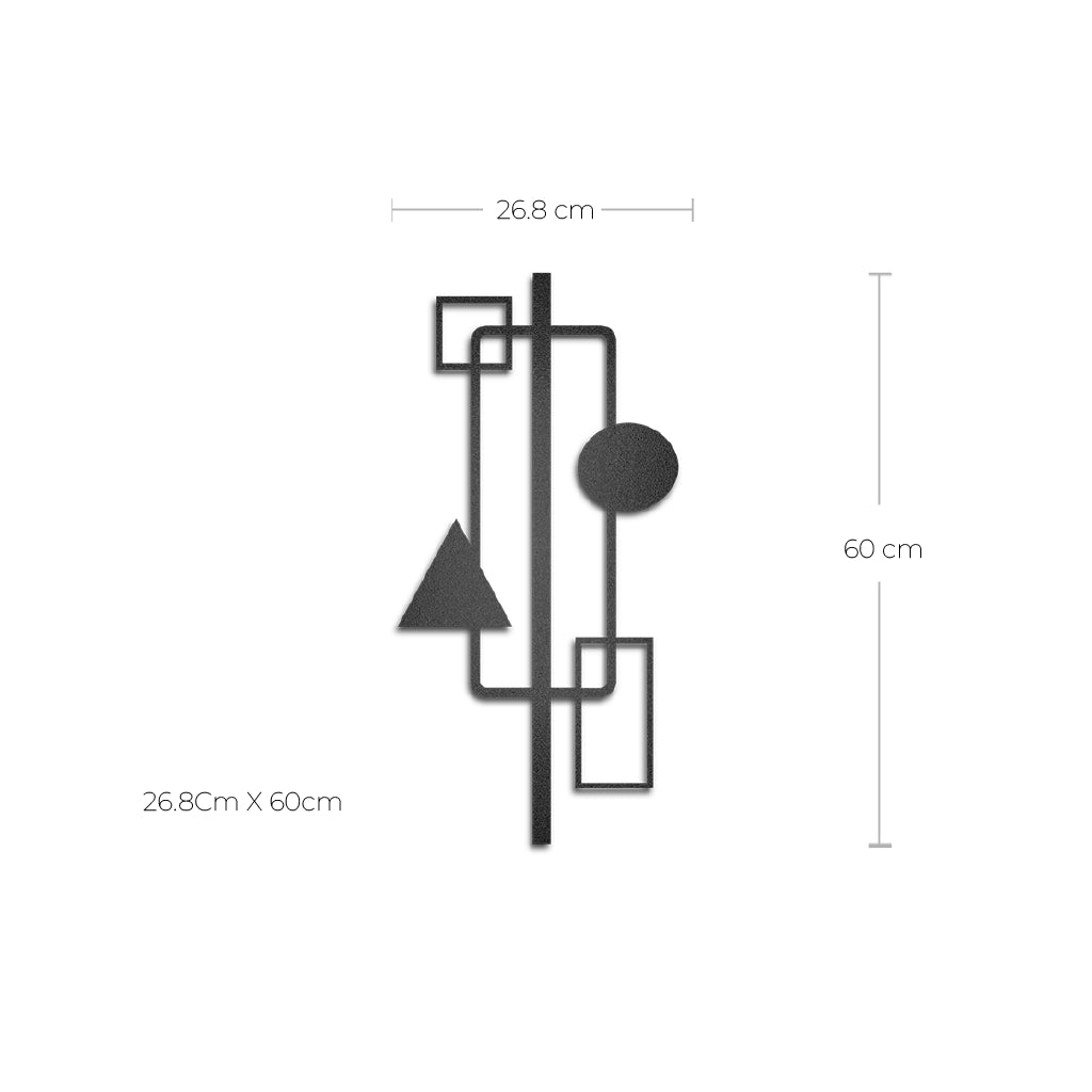 Cuadro de metal Minimalista Abstracto - Taula