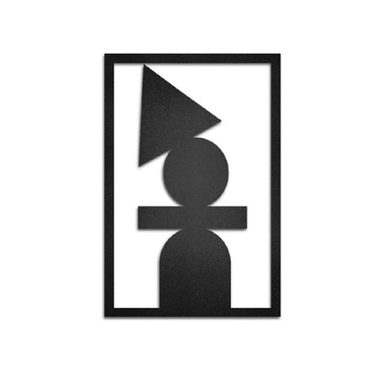 Cuadro decorativo de metal Abstracto Minimalista - Taula