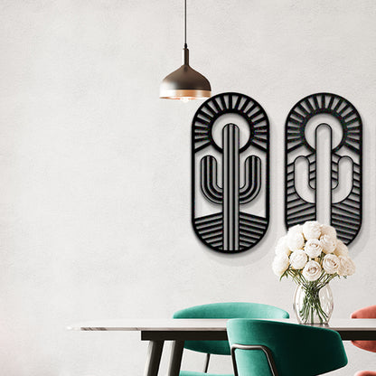 Cuadros decorativos de metal Cactus 3 piezas - Taula