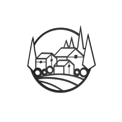 Cuadros decorativos de metal Paisajes 3 piezas - Taula