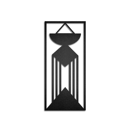 Cuadros decorativos de metal Abstracto Macrame 2 piezas - Taula