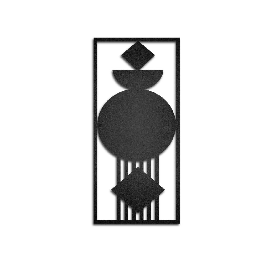 Cuadros decorativos de metal Abstracto Macrame 2 piezas - Taula