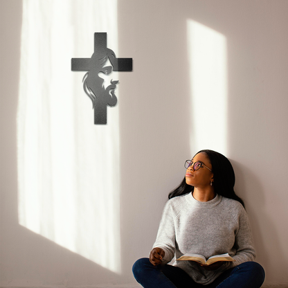 Decoración de Pared Jesús en Cruz de Metal - Taula