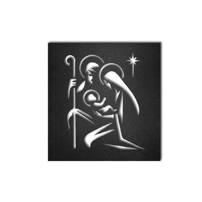 Cuadro de metal Nacimiento de Jesús - Taula