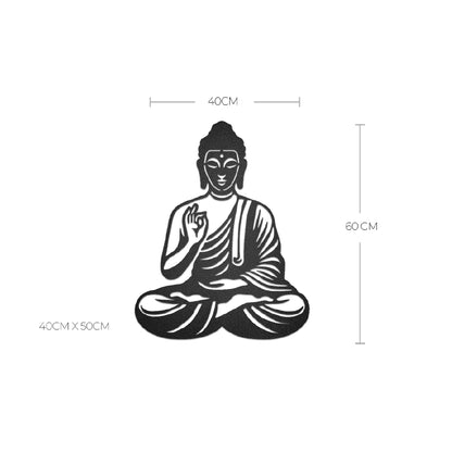 Figura en Metal "Buda" - Taula