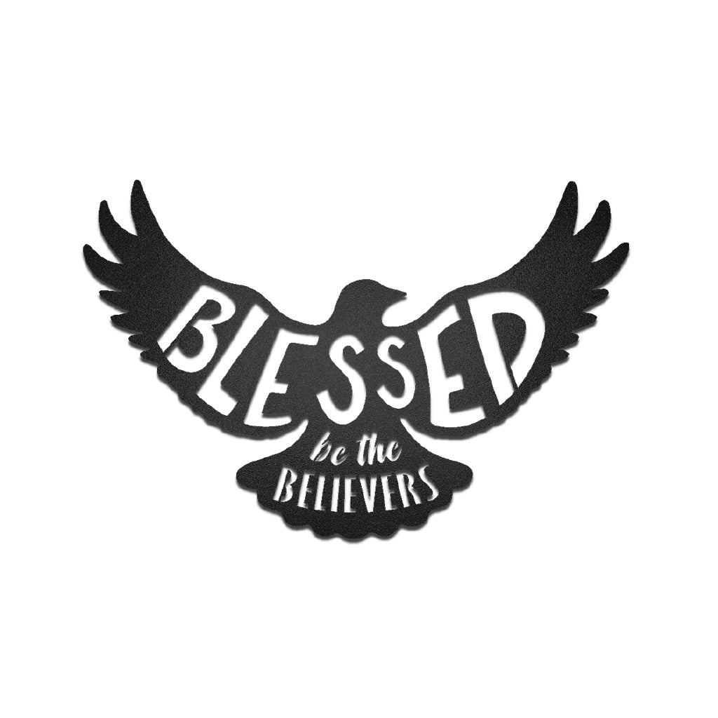 Cuadro de metal “Blessed are the Peacemakers” - Taula