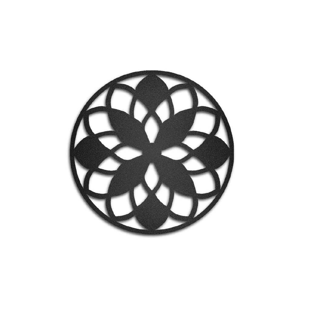 Cuadro de metal circular en forma mandala - Taula