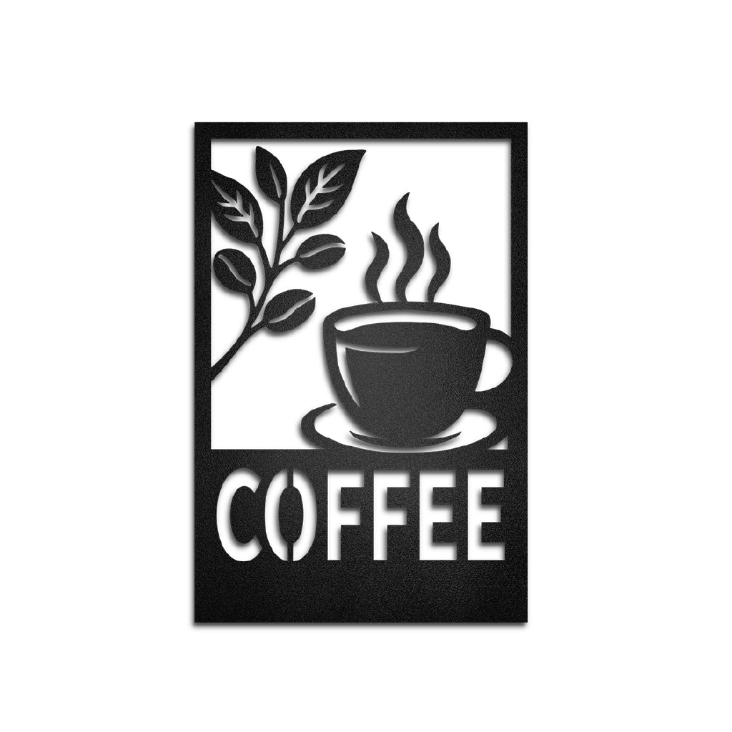 Cuadro de metal "Coffee" - Taula