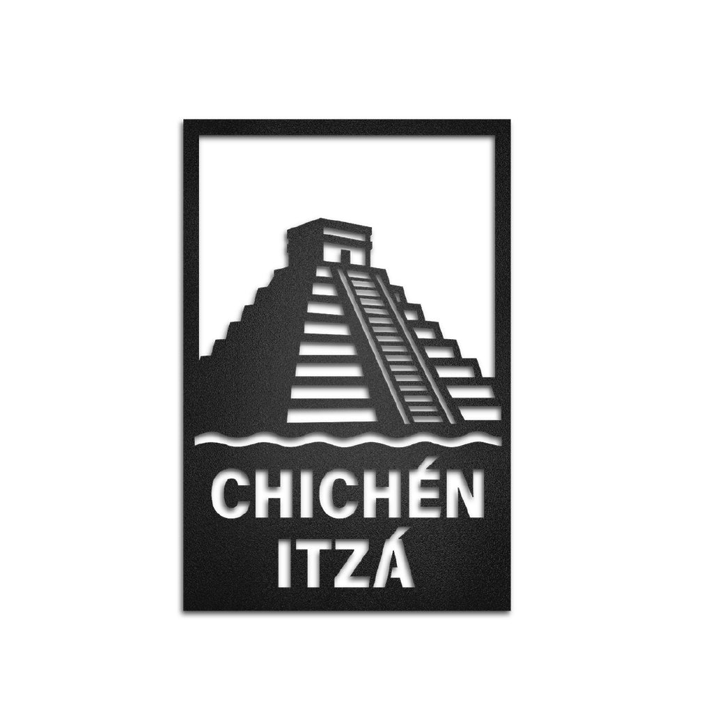 Cuadro Metálico Chichén Itzá - Taula