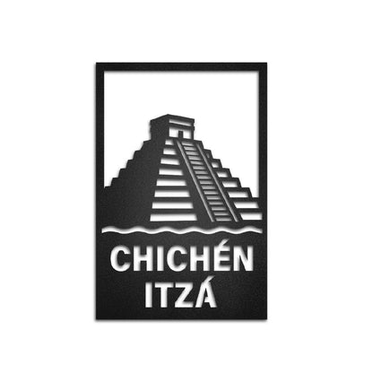 Cuadro Metálico Chichén Itzá - Taula