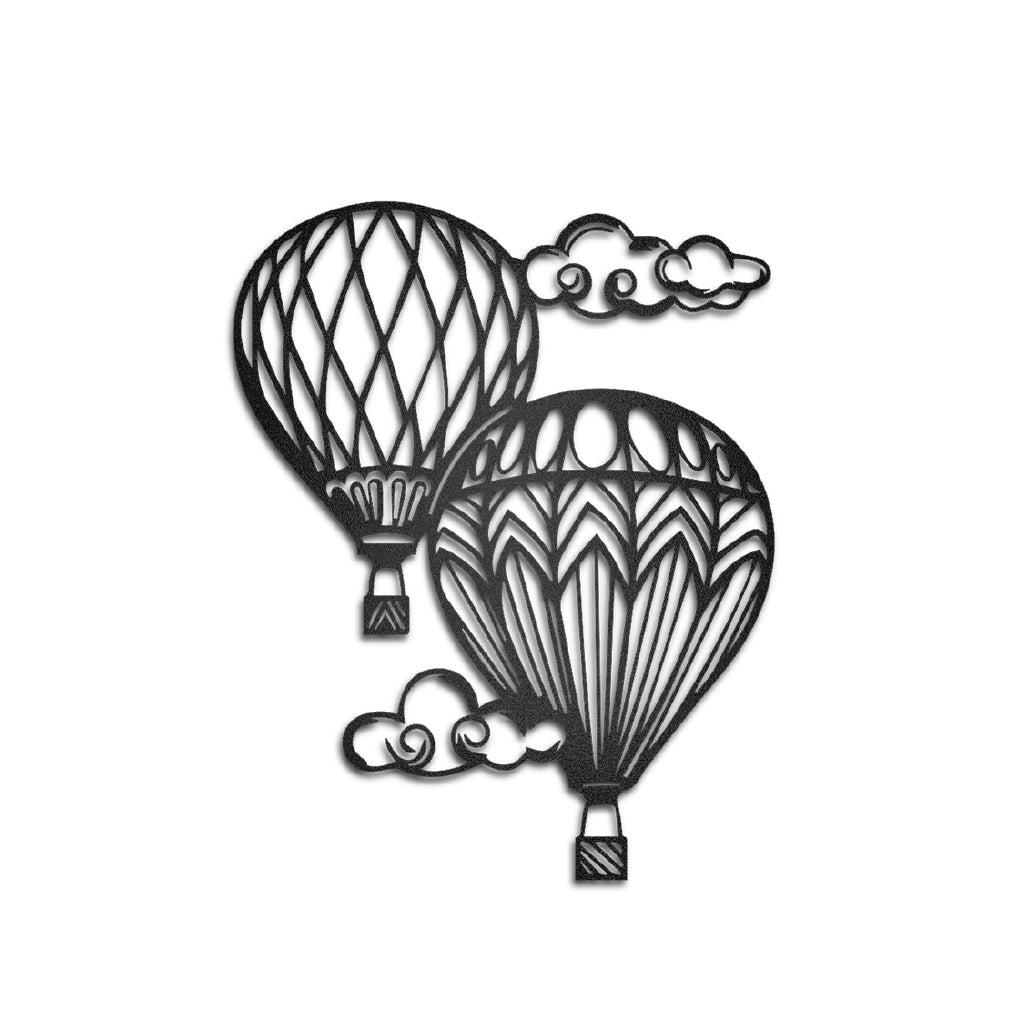 Cuadro Metálico Globo Terráqueo con Nubes - Taula